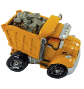 Spardose LKW (klein) 41474 , "LKW und Mischer ~Aufdruck|ohne|#~"